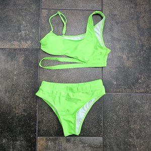 Shein Neon Green Bikini Size SMAL
